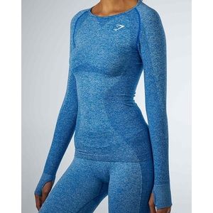 Seamless long sleeve top